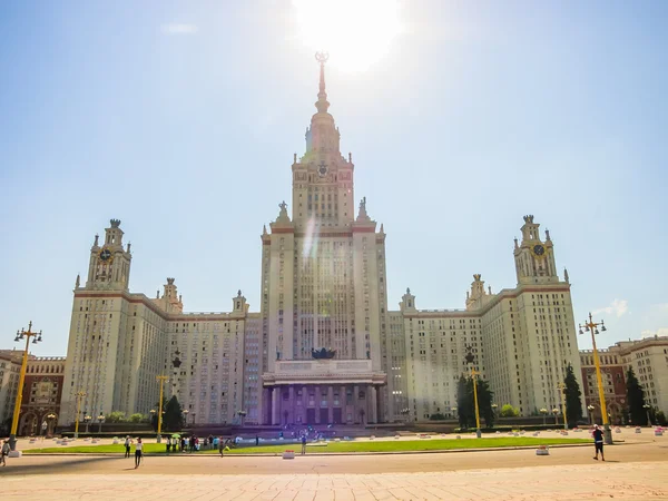 MGU - Moskvas statliga universitet byggnad, Ryssland — Stockfoto