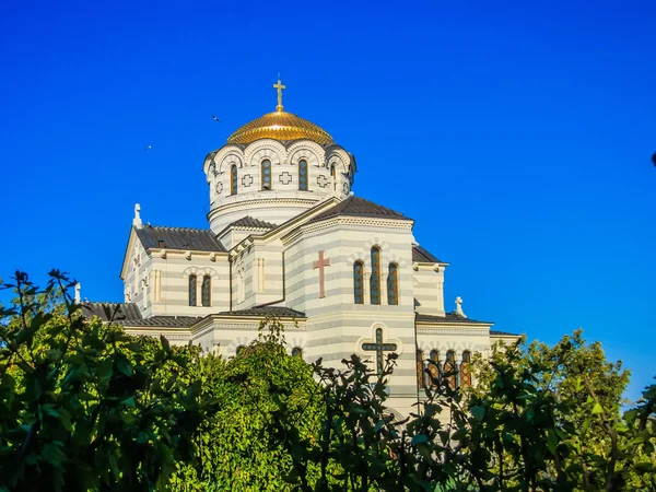 Vladimir Catedral en Chersonesos táuricos, ciudad de Sebastopol, Crimea — Foto de Stock