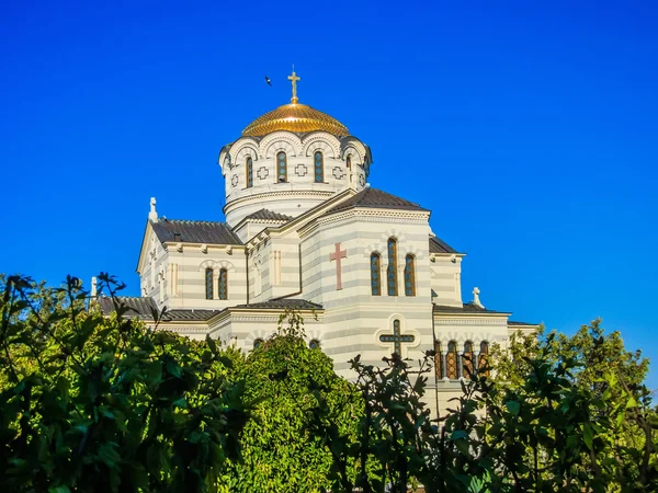 Vladimir Catedral en Chersonesos táuricos, ciudad de Sebastopol, Crimea —  Fotos de Stock