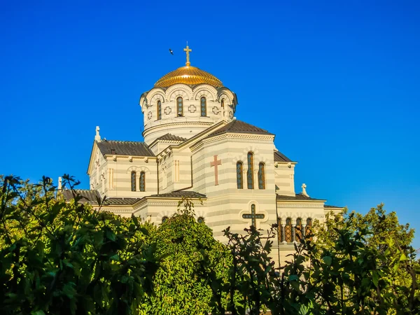 Vladimir Catedral en Chersonesos táuricos, ciudad de Sebastopol, Crimea — Foto de Stock