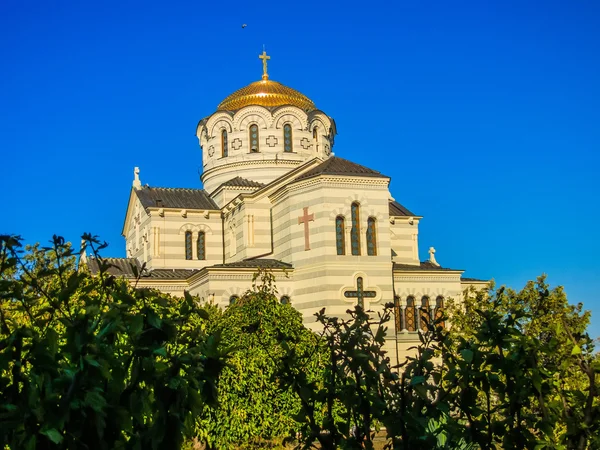 Wladimir-Kathedrale in taurischen Chersonesos, Stadt Sewastopol, Krim — Stockfoto