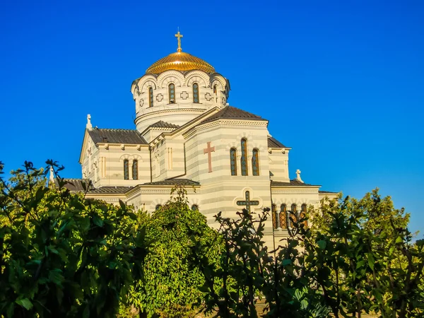 Vladimir Catedral en Chersonesos táuricos, ciudad de Sebastopol, Crimea — Foto de Stock