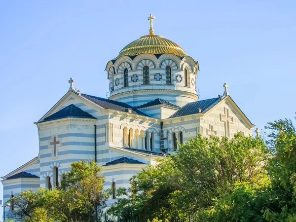 Wladimir-Kathedrale in taurischen Chersonesos, Stadt Sewastopol, Krim — Stockfoto