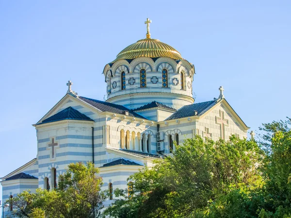 Wladimir-Kathedrale in taurischen Chersonesos, Stadt Sewastopol, Krim — Stockfoto