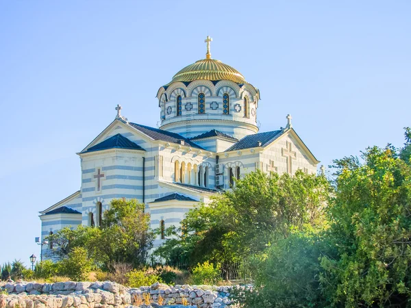 Wladimir-Kathedrale in taurischen Chersonesos, Stadt Sewastopol, Krim — Stockfoto