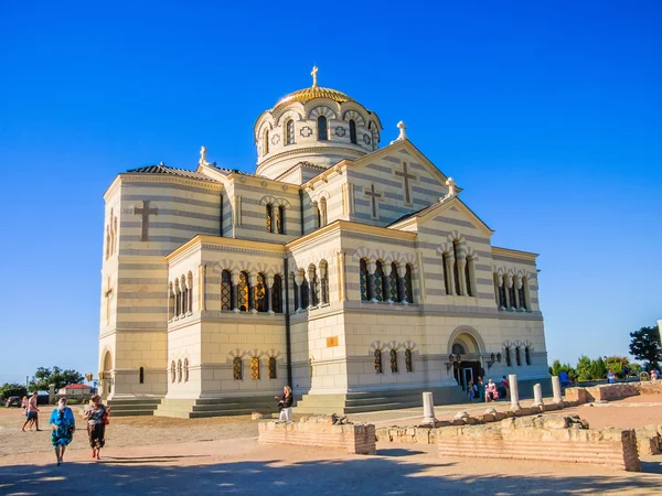 Catedral de Vladimir em Táurico Chersonesos, cidade de Sebastopol, Crimeia — Fotografia de Stock
