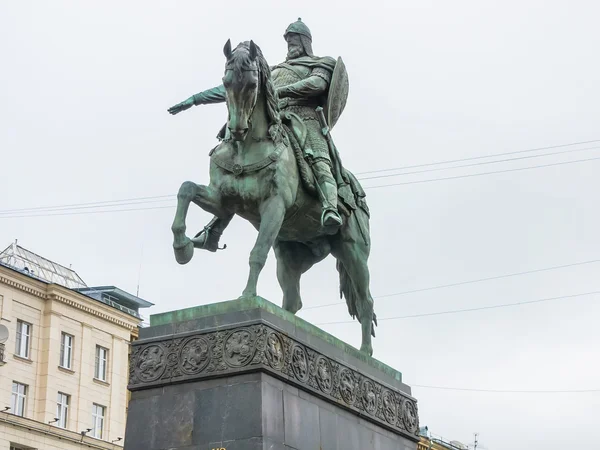 Памятник Юрию Долгорукому. Москва — стоковое фото