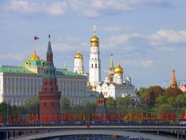 Moskova Kremlin köprü görünümü