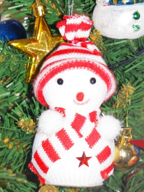 topları ile Noel ağacı