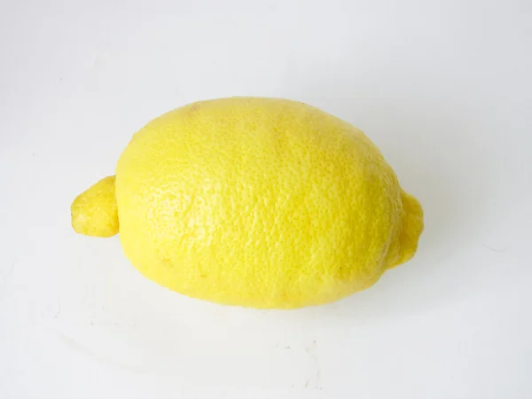 Ripe lemons on white background — Stock Photo, Image