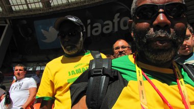 Rusya - 2013 yaklaşık: damga basılmış adanmış XIV Dünya Atletizm Şampiyonası'nın 2013 2013 Rusya'da düzenlenen Rusya