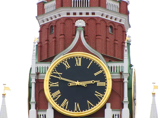 Кремлевские часы в Москве — стоковое фото