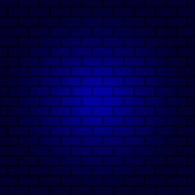 Gece tuğlası duvar. Vektör illüstrasyonu.