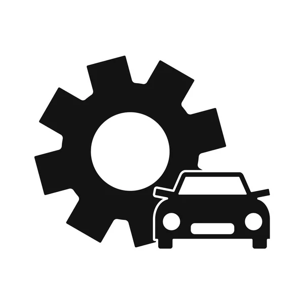 自动服务标志 汽车修理标志 — 图库矢量图片