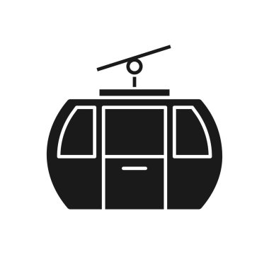 Siyah Kablo araba simgesi veya logosu