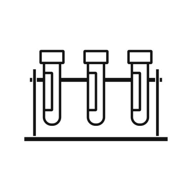 İlaç ya da aşı ile test tüpleri. Eczane ve sağlık hizmetleri. İlaç, ilaç konsepti..