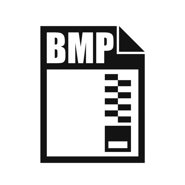 Bmpファイルベクトルアイコン フラットデザインスタイル — ストックベクタ