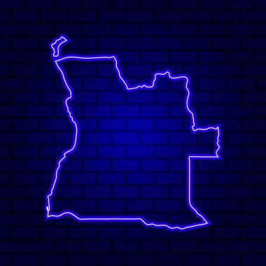 Tuğla duvarda parlayan neon tabela
