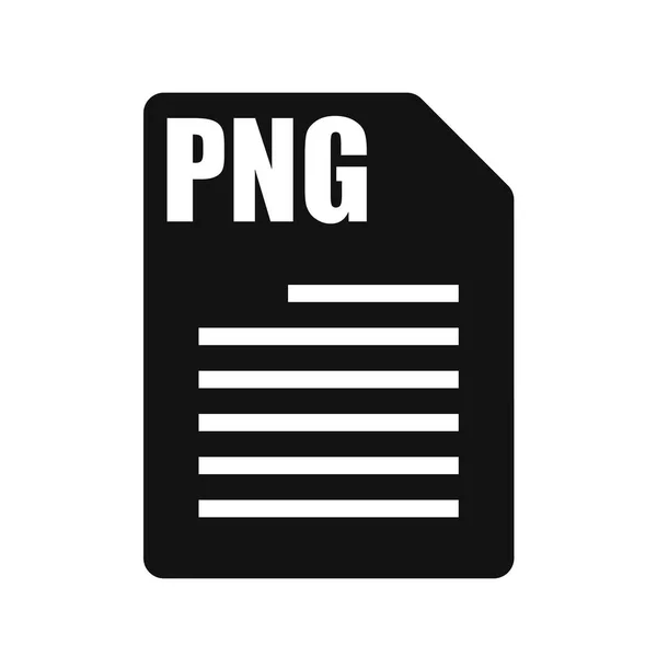 Png Dateivektorsymbol Flaches Design — Stockvektor