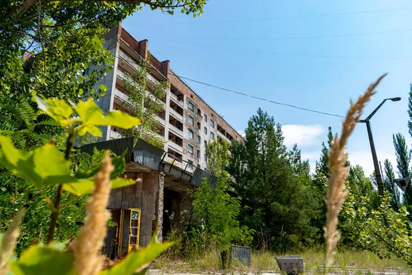 Old Abandoned House Ghost Town Pripyat Ukraine — 스톡 사진