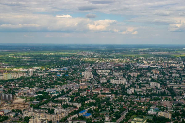 Légi Felvétel Zhytomyr Ukrajnában — Stock Fotó