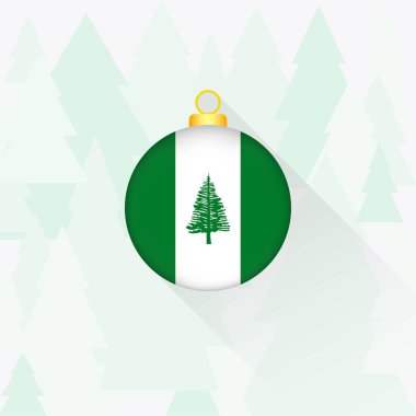 Norfolk Island National Flag Christmas Decoration.