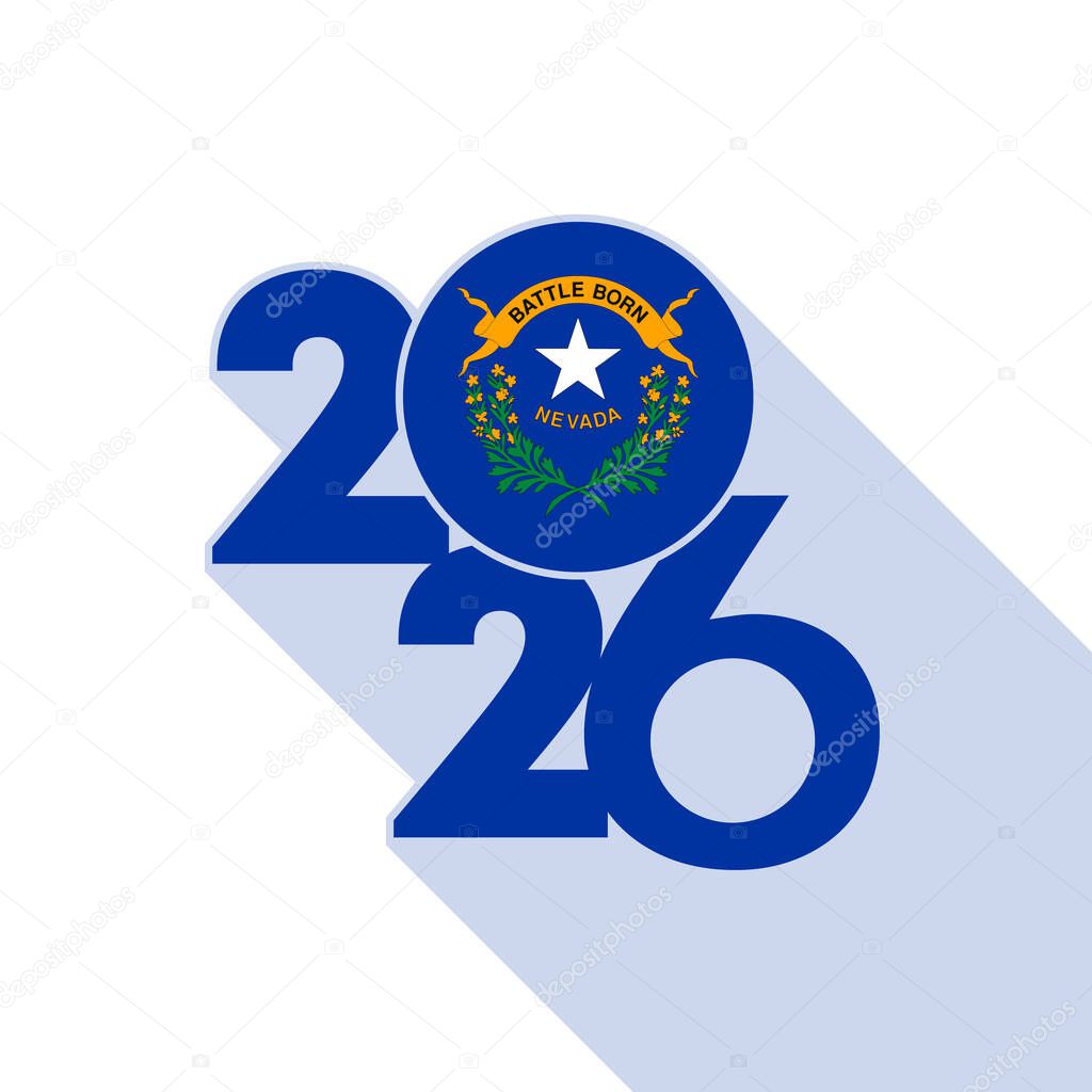 2026 Long Shadow Banner with Nevada Flag Inside.
