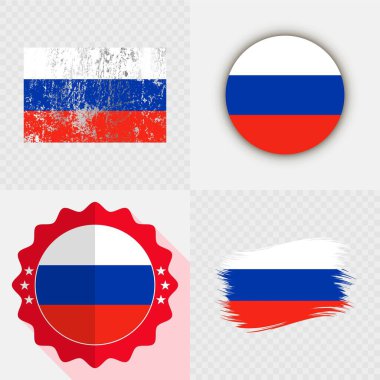 Rusya Ulusal Bayrak Simgesi Koleksiyonu.