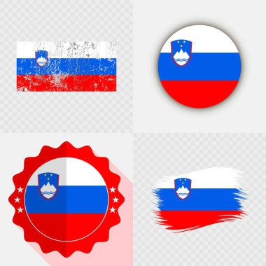 Slovenya Ulusal Bayrak Simgesi Koleksiyonu.