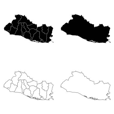 El Salvador Taslak ve Katı Doldurma Haritası Ayarları.