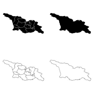 Georgia Taslak ve Solid Doldurma Haritası Ayarlandı.