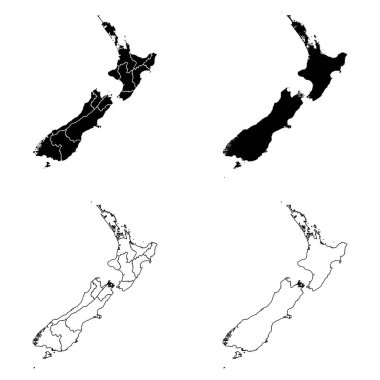 Yeni Zelanda Özeti ve Katı Doldurma Haritası Ayarları.
