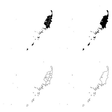 Palau Taslak ve Solid Doldurma Haritası Ayarları.