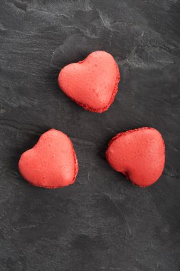 Lezzetli kalp şeklinde kurabiye el yapımı