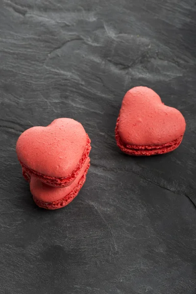 Delicious heart shaped cookies handmade — Stock Photo, Image