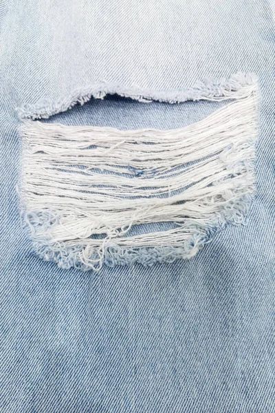 Niebieskie Jeansy Rozdarte Tekstury Dżinsów Miejscem Tekst — Zdjęcie stockowe