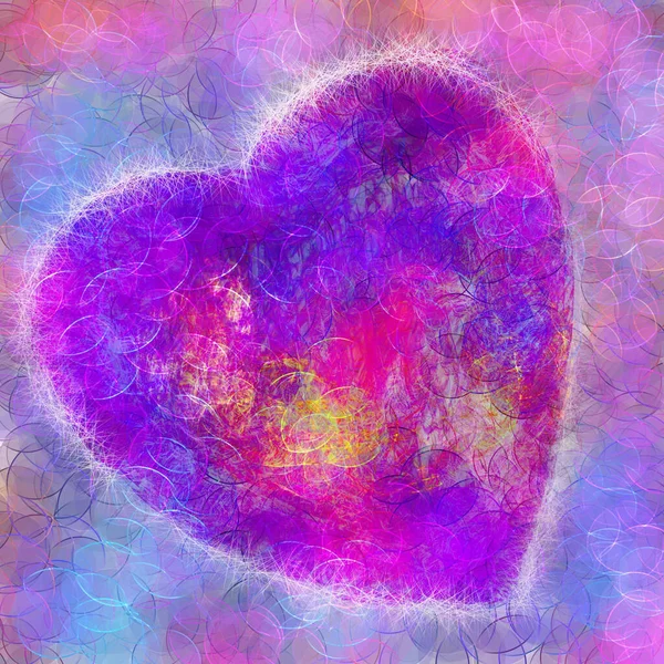 Εικόνα Αγάπης Σχήμα Καρδιάς Σχέδιο Για Φόντο Κάρτα Ημέρα Του — Φωτογραφία Αρχείου