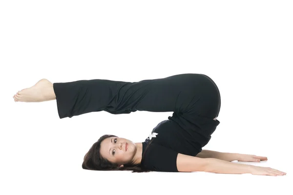 Fitness tjej stretching — Stockfoto
