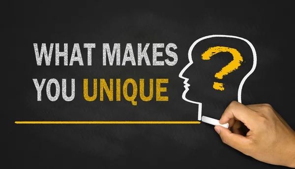 What makes you unique? — Stock Photo, Image