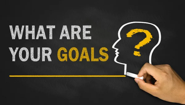 What are your goals? — Stock Photo, Image