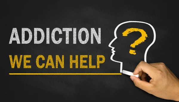 Addiction?we can help! — Stock Photo, Image