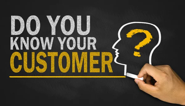 Do you know your customer? — Stock Photo, Image