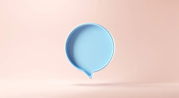 Bubble Talk Eller Kommentera Tecken Symbol Steg Guld Bakgrund Återgivning — Stockfoto