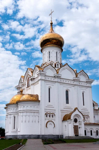 Church Holy Martyr Grand Duchess Elizabeth Khabarovsk Summer Territory Railway — Stock Photo, Image