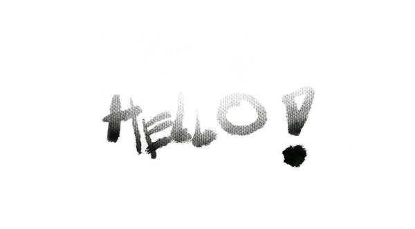 Адским почерком слово на белом фоне. дизайн для приглашения, печать, фотонакладки, типографика праздничная открытка, футболка, дизайн листовки.