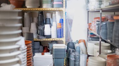 Çiçeklerin çeşitli renkleri plastik kaplar bahçe merkezlerinde ya da süpermarketlerde satılıktır.. 