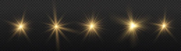 Işıklı yıldız patlaması, sarı güneş ışınları. 