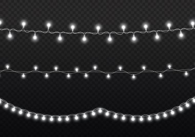 Parlayan ışıklar çelenk Noel, yol gösteren neon lamba. 