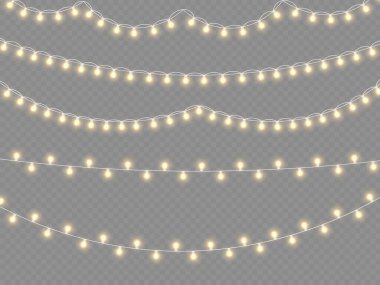 Parlayan ışıklar çelenk Noel, yol gösteren neon lamba. 