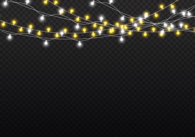 Parlayan ışıklar çelenk Noel, yol gösteren neon lamba. 